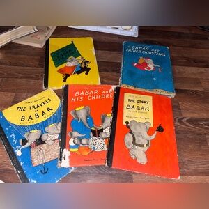 Babar Children's Book Collection 1960s